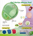 Transparent Mouse Pad with Removable Wrist Rest - GELMP-TG02 3