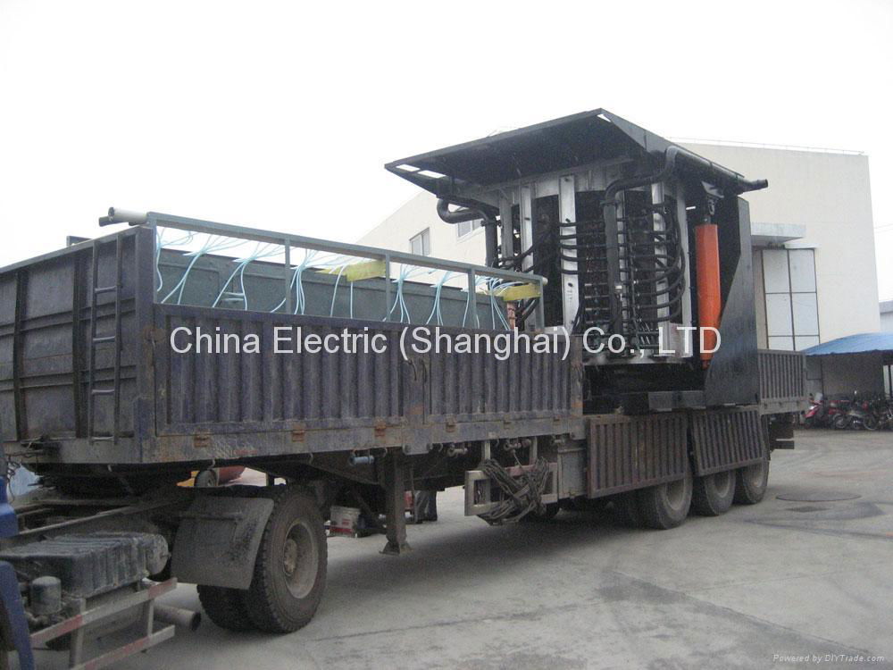 GWG-J Hydraulic Steel Shell Induction Melting Furnace 3