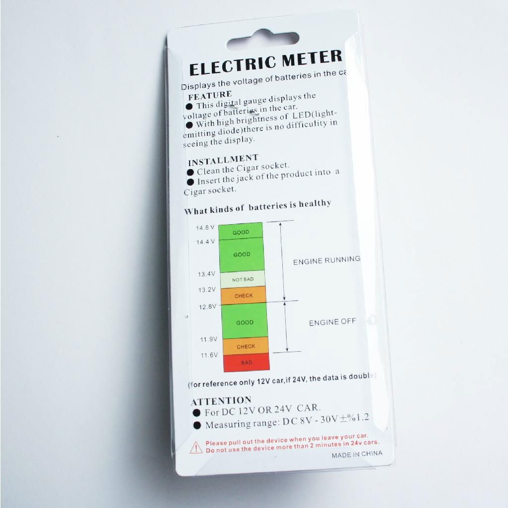   Electric meter/voltage meter/lCD display  2