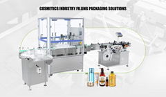 Paste and liquid filling machine