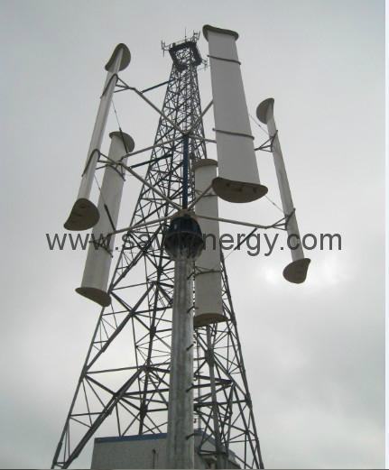 Vertical Wind Power Generator 5000w  2