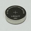 3.6V锂离子电池通过ROHS认证 LIR2450