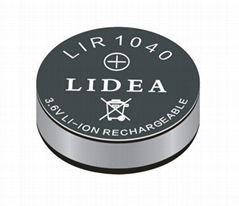 LIR1040鋼殼藍牙耳機紐扣電池