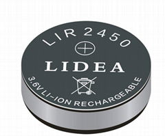 3.6V鋰離子電池通過ROHS認証 LIR2450