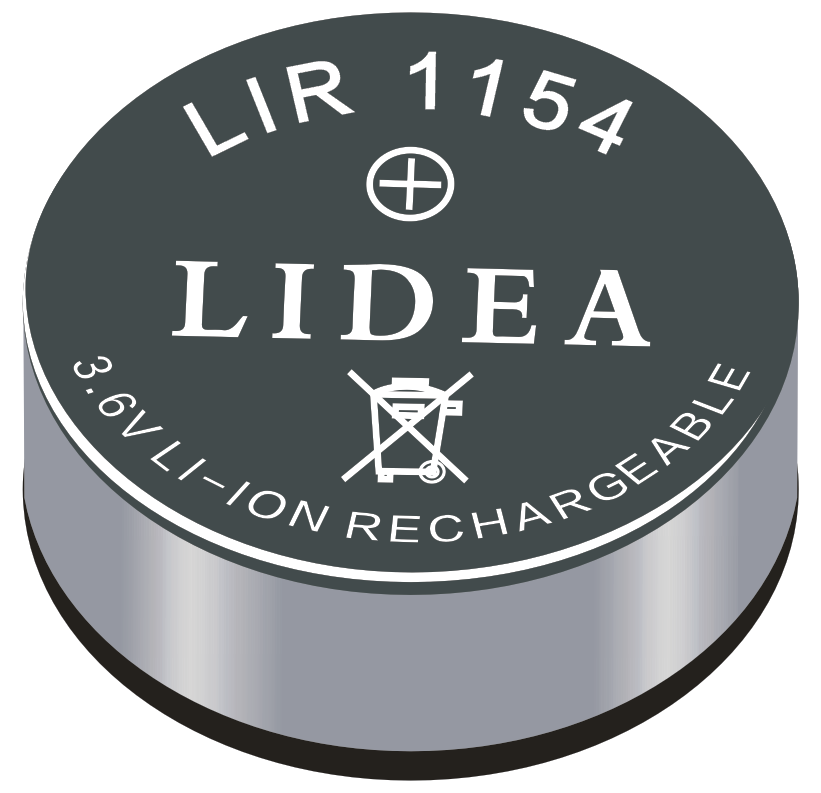 钢壳蓝牙耳机纽扣电池LIR1154