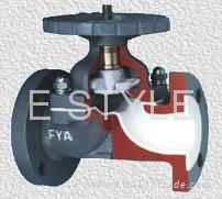 PFA Lined Diaphragm Valve