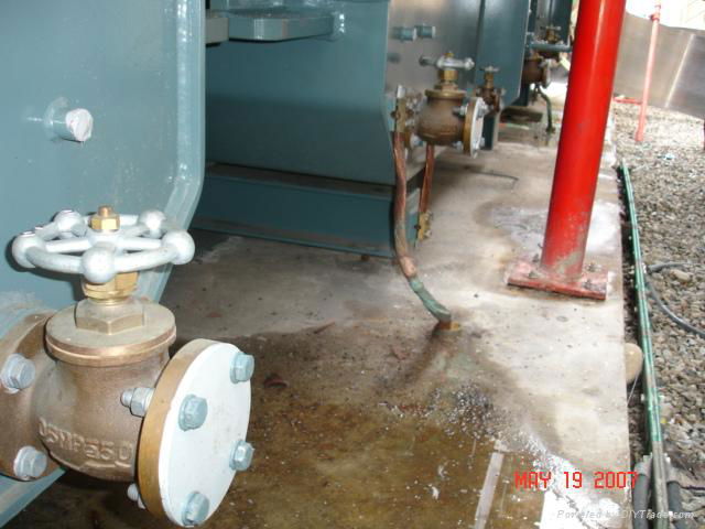 Globe type stop valve for Transformer of Power station 2