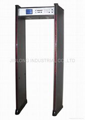 walk through metal detector JL-800B(10ZONES/LCD DISPLAY)