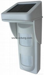 315Mhz / 433Mhz Wireless Intelligent Dual PIRs Outdoor Motion Detector With Sola