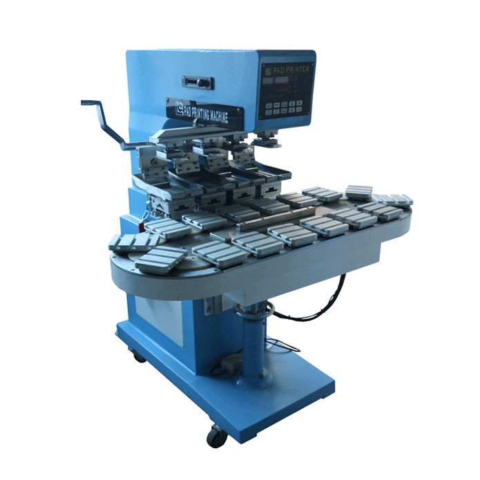 pad printer with conveyor