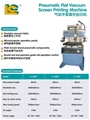 LC brand plain screen printing machine