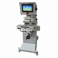 Drill shell pad printer with shuttle