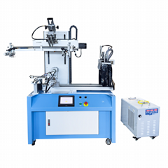 Servo positioning screen printer with UVLED drying equipment