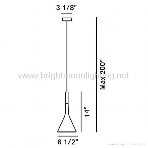 Aplomb Suspension Lamp BM-4007 5