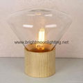 Classic Muffins Wood 01 Table Lamp