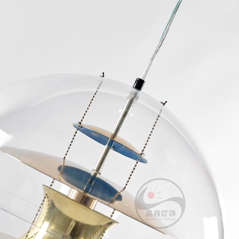 北欧现代经典VP 透明 亚克力圆球 餐吊灯 BM-4010P 5