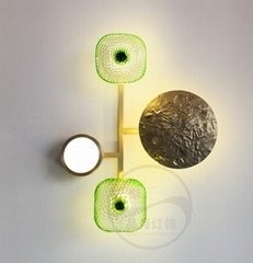 Brass modern & Class LED bedroom wall lamp 