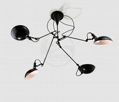 Modern Classic Steel & Aluminium pendant lamp