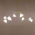  Modern Classic Peach lobby Pendant Light 2