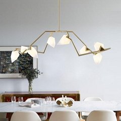 北歐現代經典亞克力餐廳客廳桃子裝飾吊燈