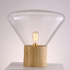 現代 經典 Muffins 木頭 玻璃 捷克 臺燈 BM-3008T  B