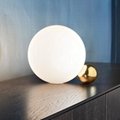 北歐創意簡約玻璃溫馨小臺燈客廳臥室床頭圓球裝飾燈 BM-2068T