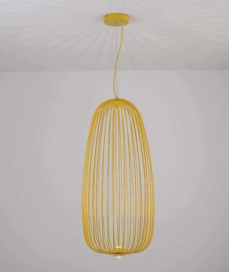 Postmodern minimalist bird cage chandelier 2