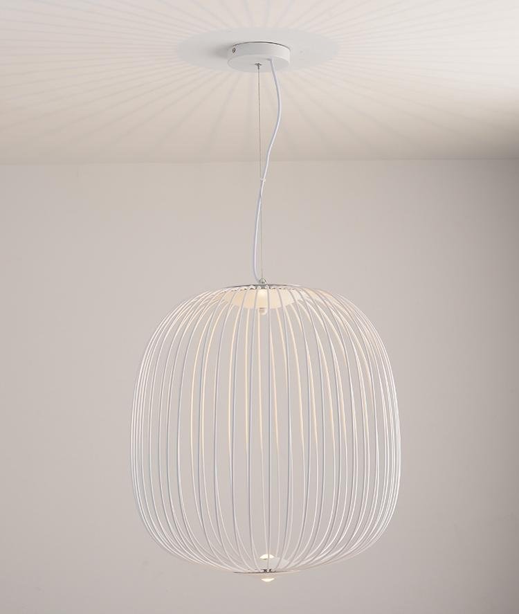 Postmodern minimalist bird cage chandelier 4