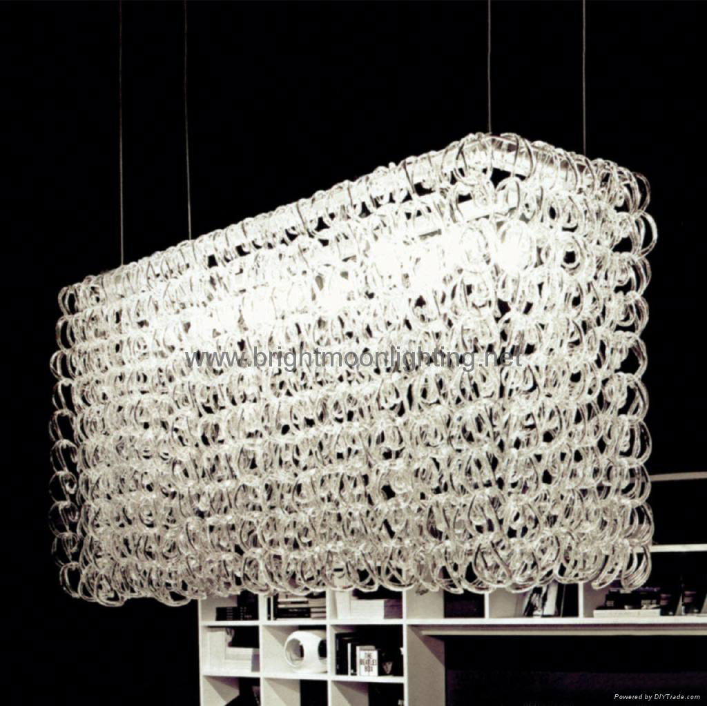 Glass Pendant Light BM-3028P-5