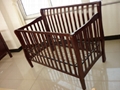 Bend Wood Baby Crib 1