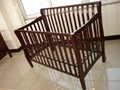Bend Wood Baby Crib