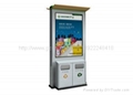 Outdoor  trash advertising player