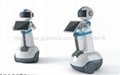 Robot smart advertising player
