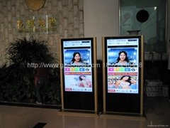 55 inch kiosk advertising display(Gold network type)