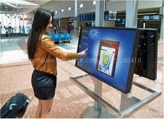 Airports touch for advertising player