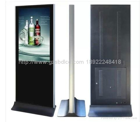 HD Ultra-thin vertical kiosk advertising player 