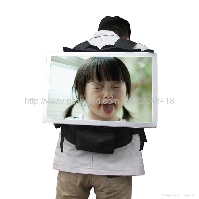 Backpack advertising player（Portable ad player） 1