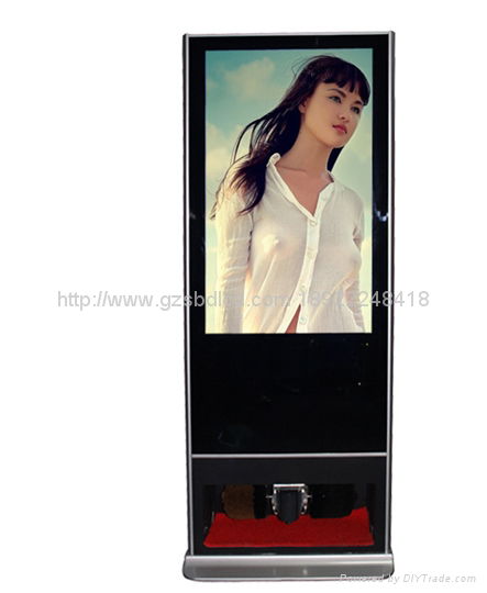 42-inch vertical screen  Advertising Shoe Polisher player 2