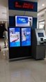 Dual display bank advertising player