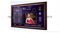 Personalized wall-mounted LCD advertising player