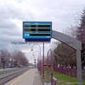 Wall-mounted outdoor advertising player