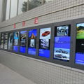 Wall-mounted outdoor advertising player