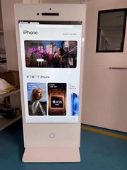 55 inch touch vertical all-in-one machine with camera