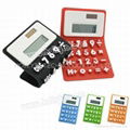 Flexible Silicone Rubber Solar Calculator(HC-223D) 1