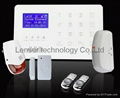 Newest IOS/Android APP control LCD GSM home burglar security wireless home alarm 1