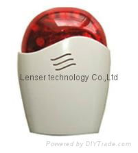  Wireless strobe siren with 105dB for security burglar alarm system