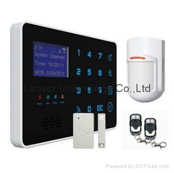 Wireless Home Securtiy Touch GSM alarm system 2