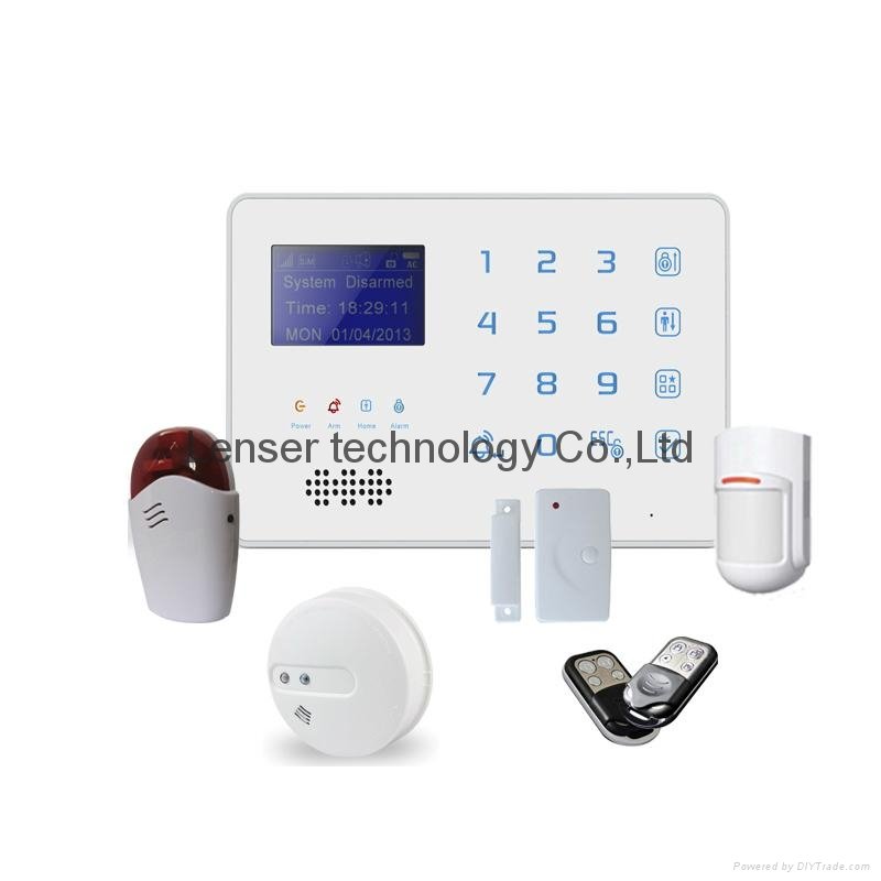Wireless Home Securtiy Touch GSM alarm system 4