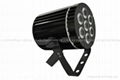 Newest RGBW 4IN1 indoor 7leds8W led par can,led par light 2