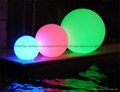 Rechargeable Waterproof Outdoor Large Plastic Illuminated LED Light Ball 6